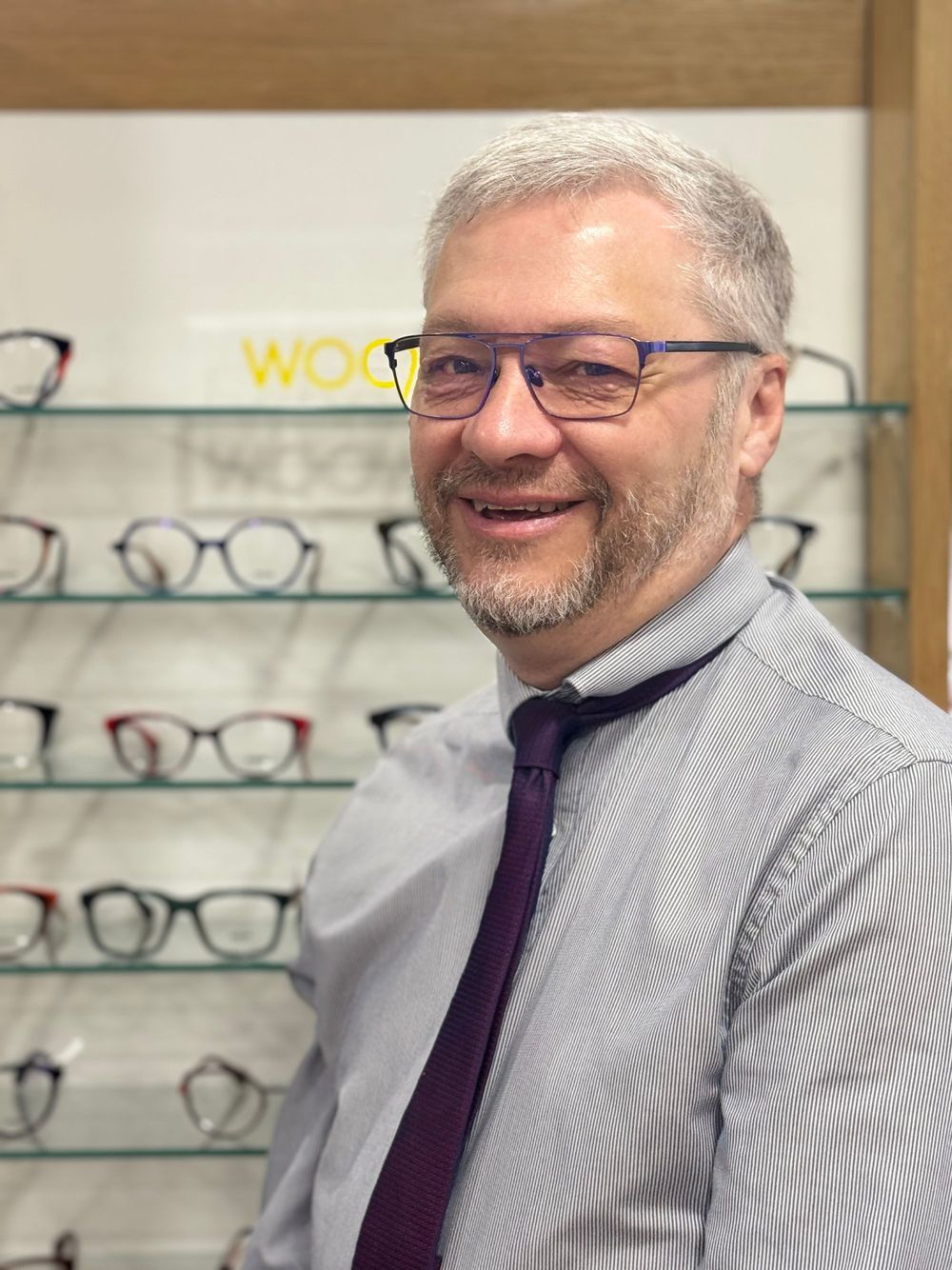 Frames chosen by hand, fitted and adjusted in person.